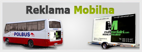 Reklama mobilna, rowery, przyczepy
