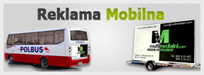 Reklama mobilna, rowery, przyczepy